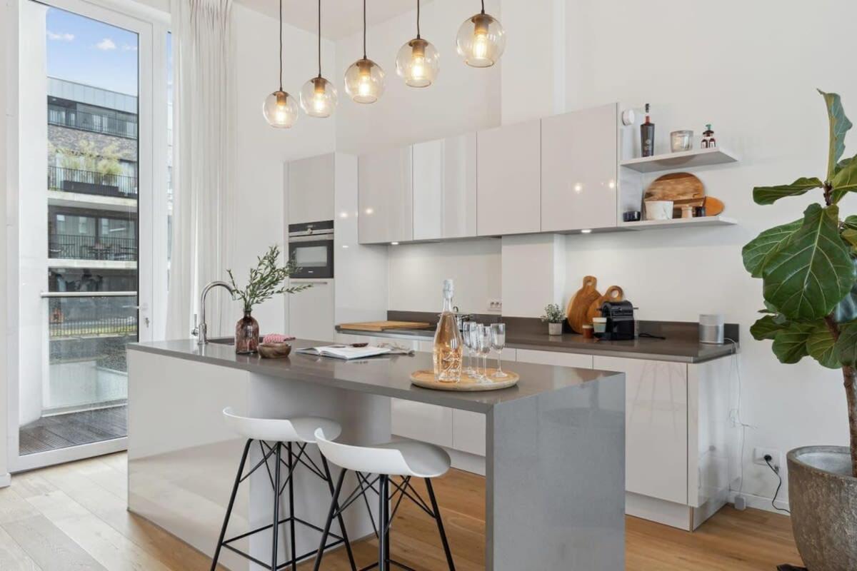 Bright Waterfront Apartment 안트베르펜 외부 사진